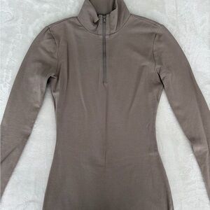 TNA Half Zip Dress